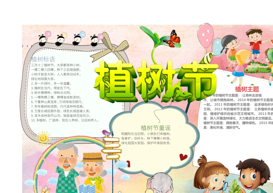 植树节小报28-A3.doc_第1页