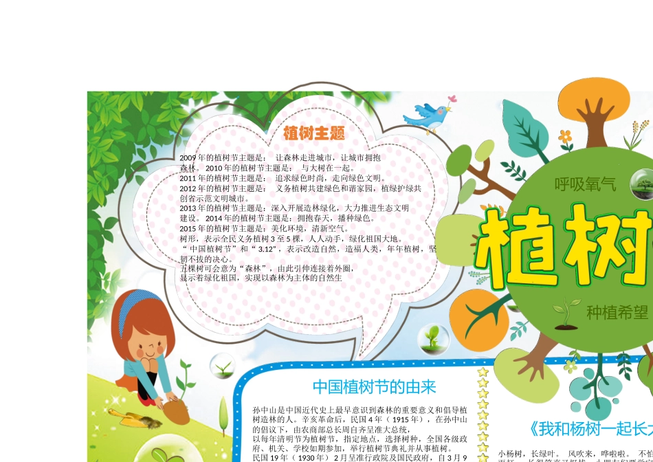 植树节小报33-A4.doc_第1页