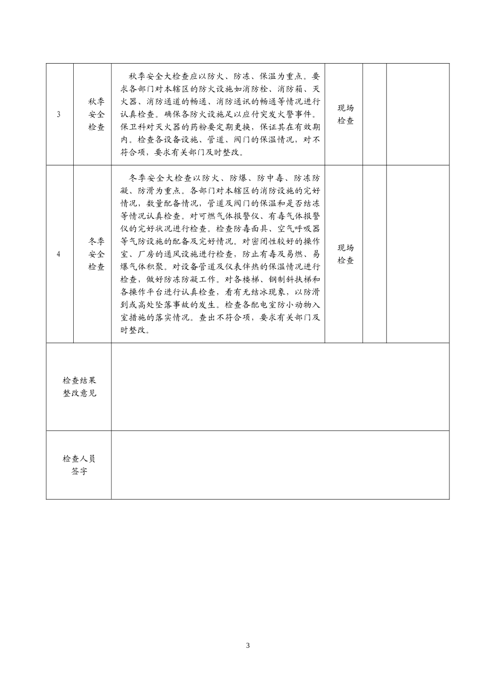 【表格】秋冬季节性安全生产检查表.doc_第3页