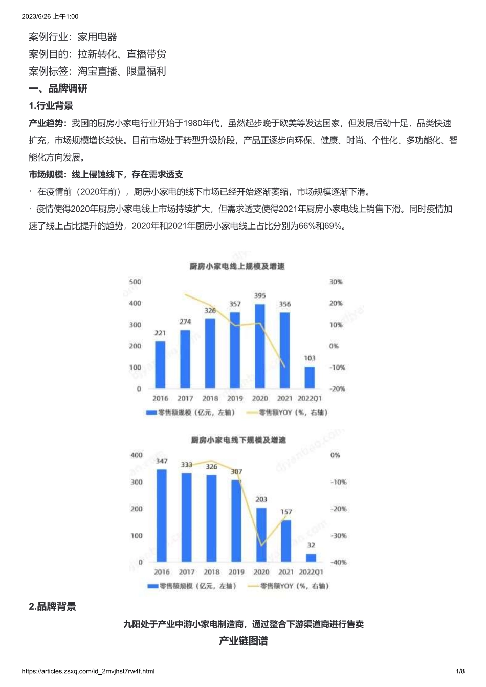 2023九阳-淘宝直播案例拆解.pdf_第1页