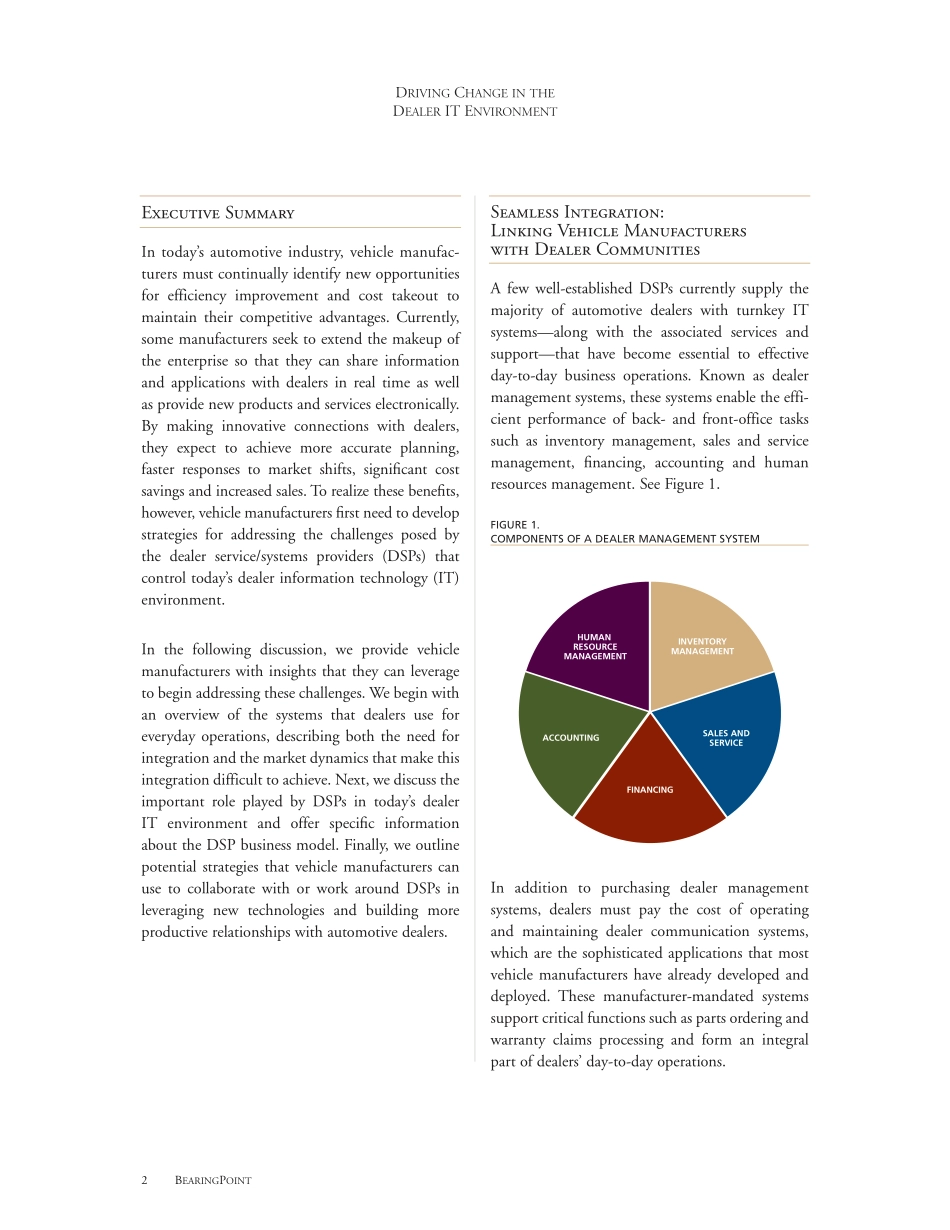 毕博咨询报告－Driving Change in the dealer IT Enviorment.pdf_第3页