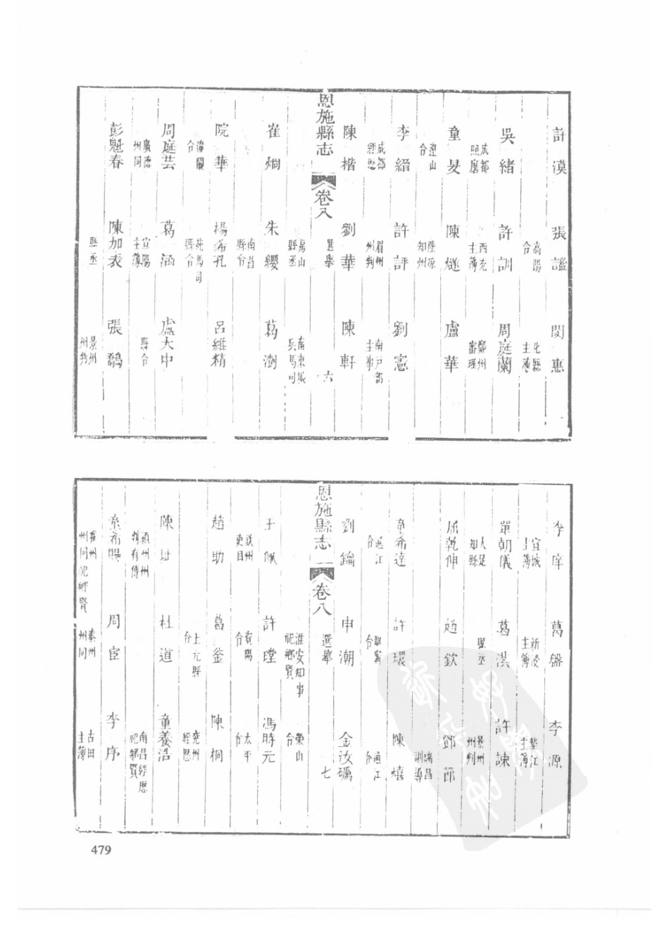 56  同治建始县志  同治巴东县志  同治恩施县志_481-510.pdf_第1页