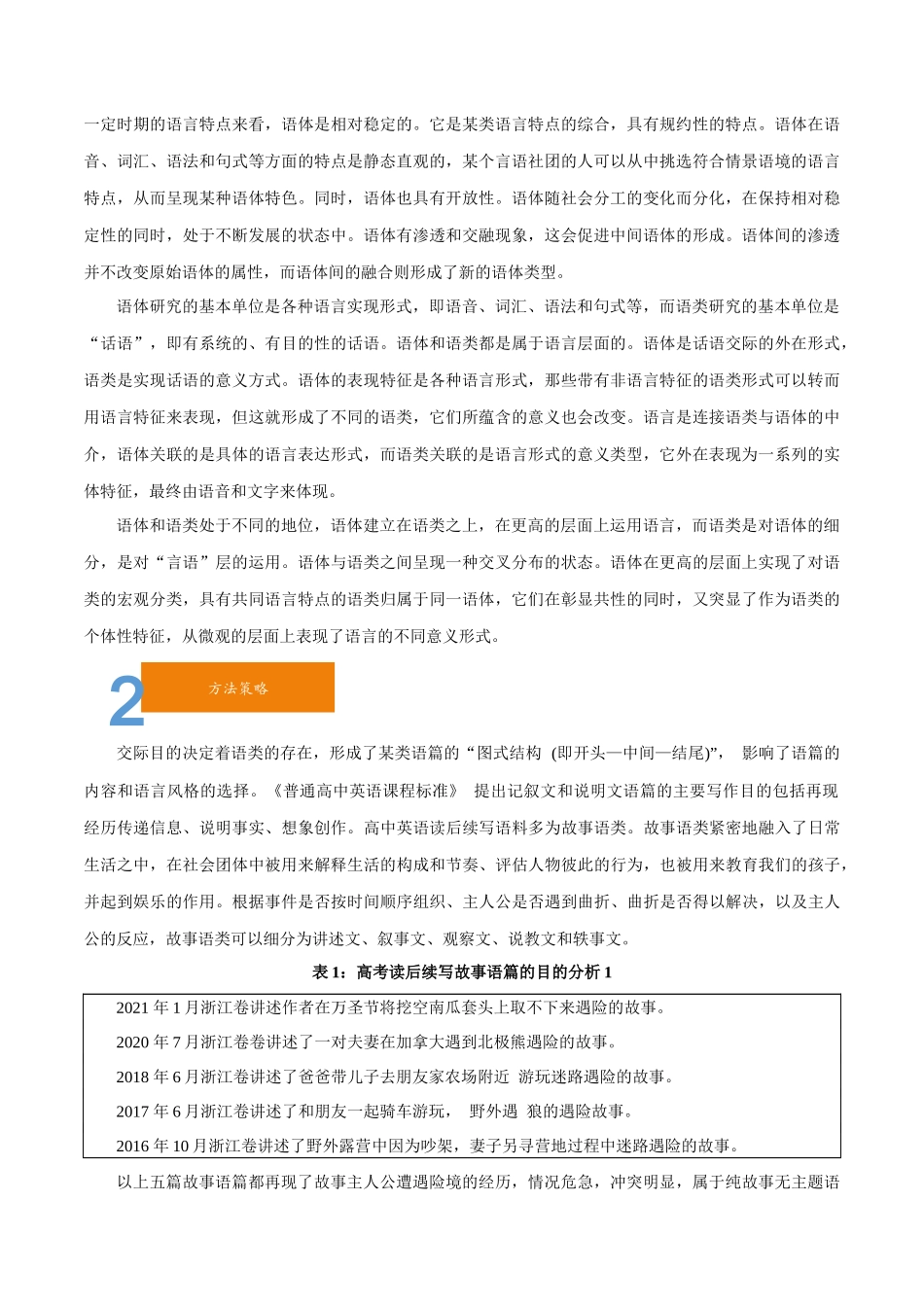 1.01源语篇的语类及解读-2023年新高考英语读后续写提分技能.docx_第2页