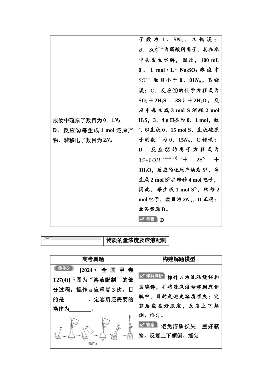 2026版《课堂新坐标》高三化学一轮复习不定项版3母题必读命题区间二常用化学计量.docx_第2页