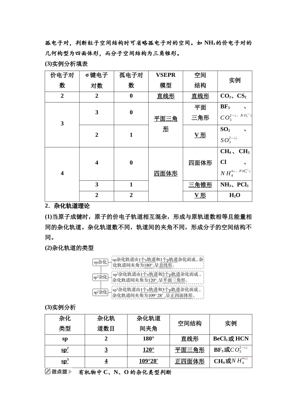 2026版《课堂新坐标》高三化学一轮复习江苏专版35第一篇第三部分专题5第26讲分子空间结构与物质性质(基础课).docx_第2页