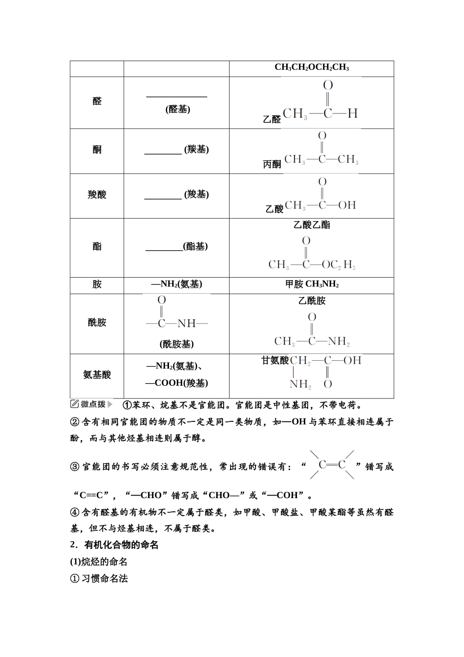 2026版《课堂新坐标》高三化学一轮复习江苏专版57第一篇第五部分专题9第44讲认识有机化合物(基础课)(1).docx_第3页