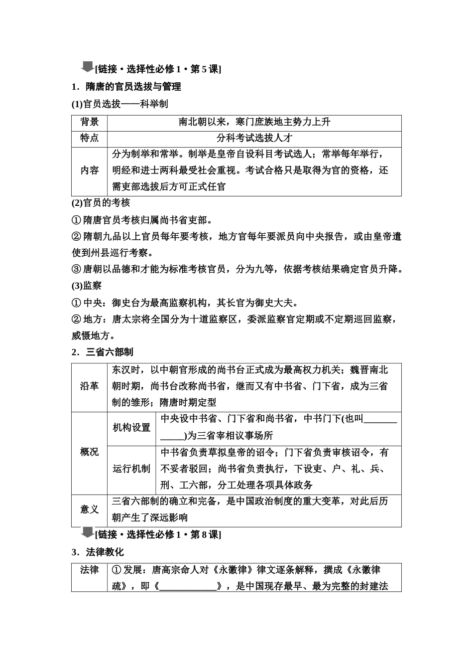 2026版《课堂新坐标》高三历史一轮复习江苏专版07第一编第二单元第6讲隋唐盛衰、制度创新与经济发展.docx_第3页