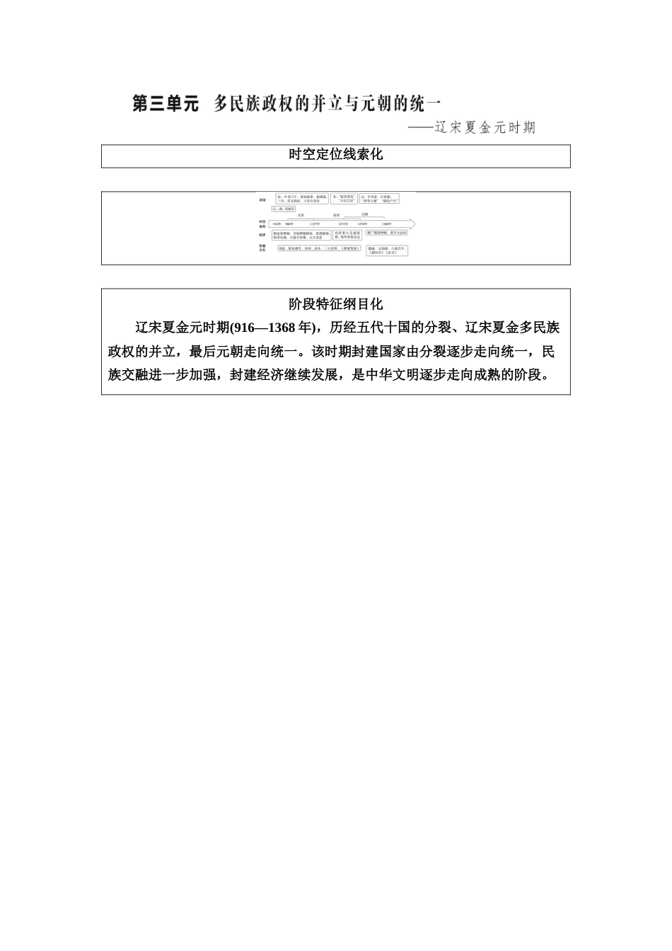 2026版《课堂新坐标》高三历史一轮复习江苏专版10第一编第三单元第8讲两宋的政治和军事与辽夏金元的统治.docx_第1页