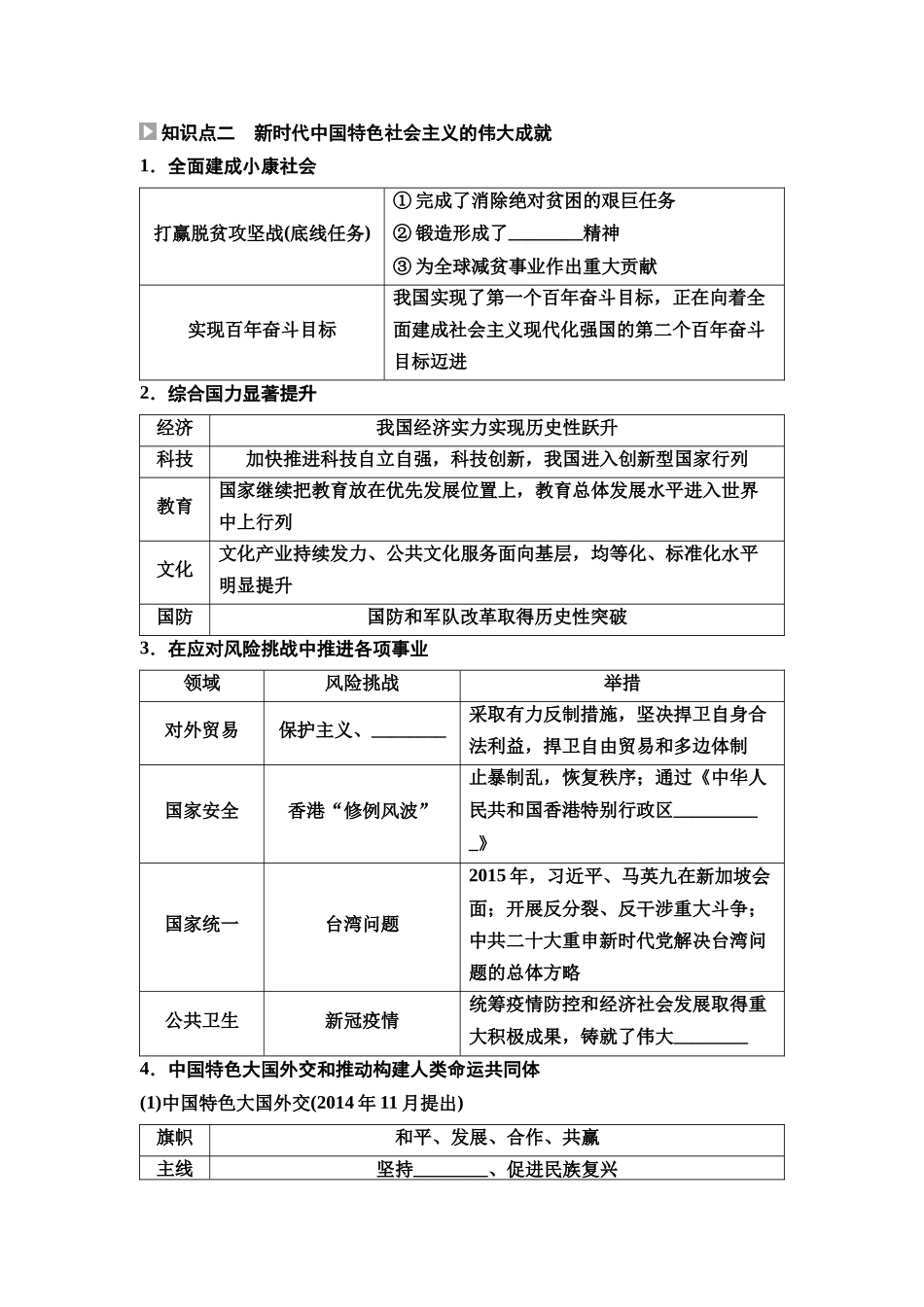 2026版《课堂新坐标》高三历史一轮复习通史版31第二编第七单元第24讲中国特色社会主义新时代(1).docx_第3页