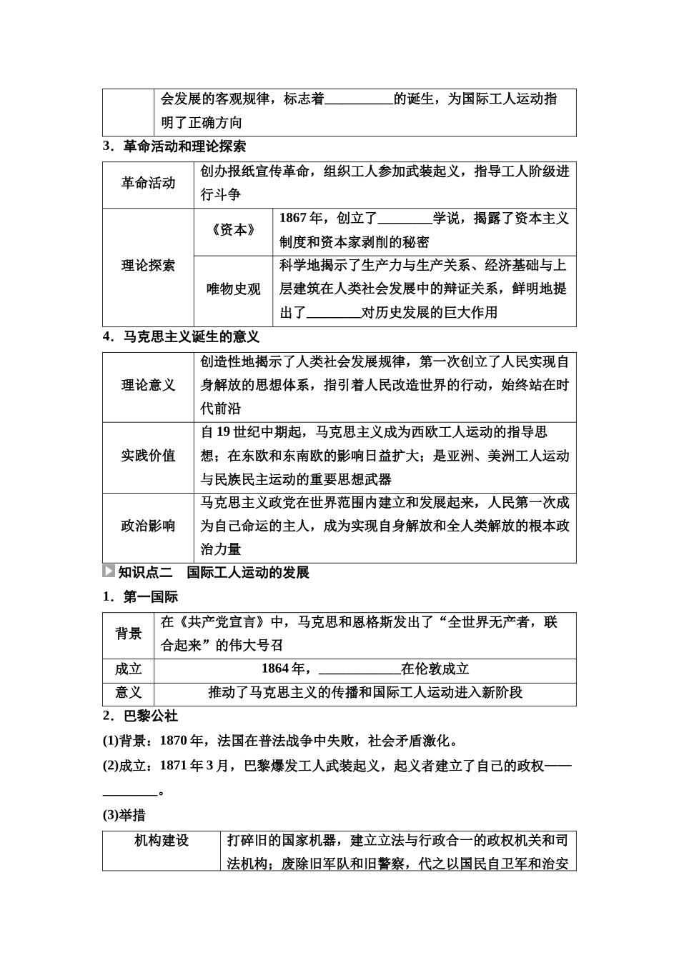 2026版《课堂新坐标》高三历史一轮复习通史版43第三编第十单元第32讲马克思主义的诞生与传播(1).docx_第2页