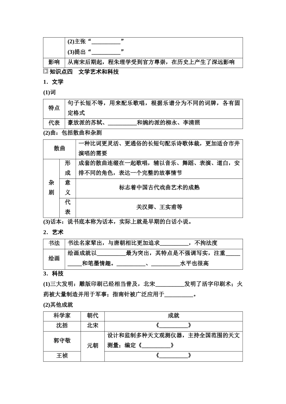 2026版《课堂新坐标》高三历史一轮复习通用版09中外历史纲要(上)第三单元第9讲辽宋夏金元的经济、社会与文化.docx_第3页