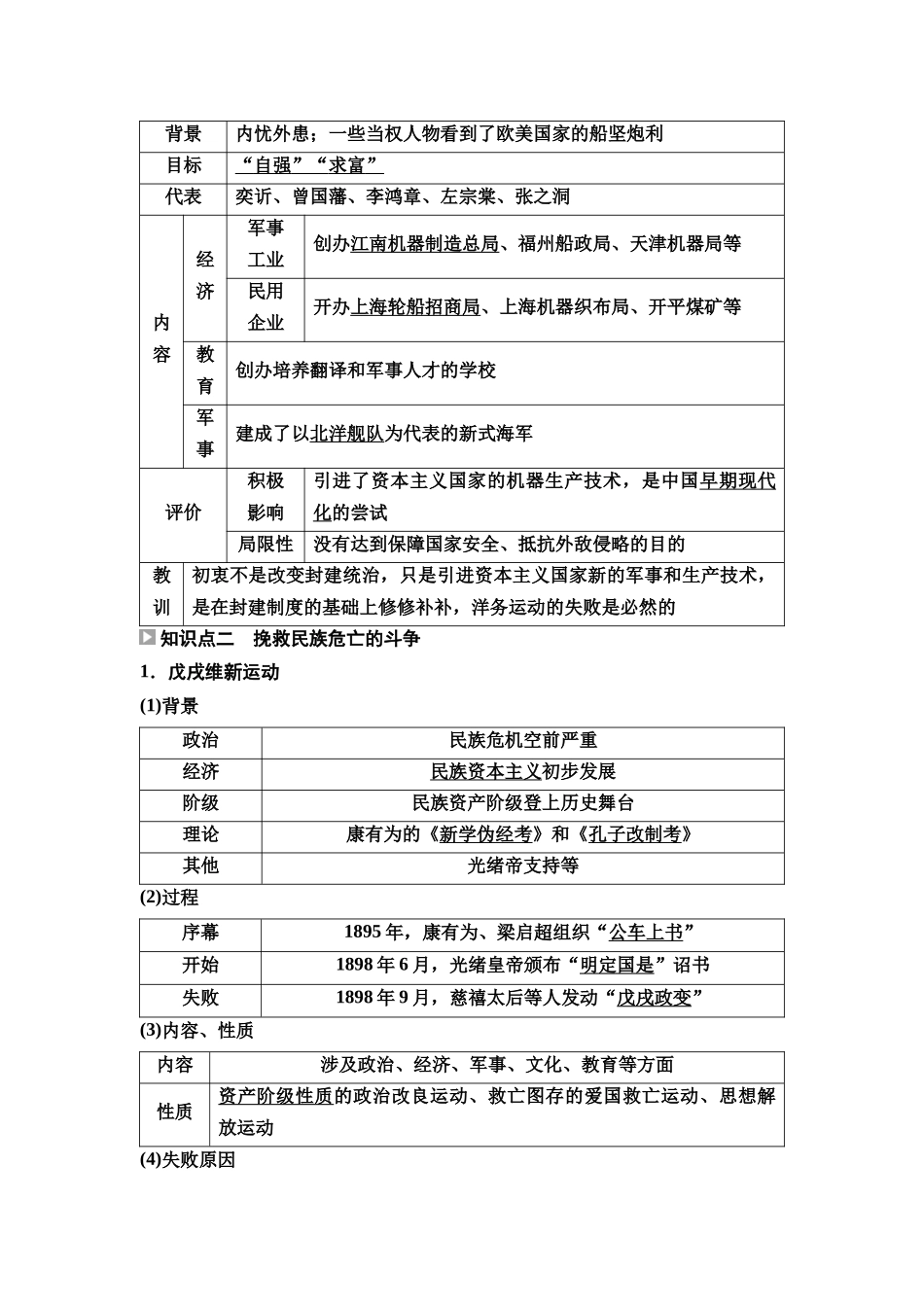 2026版《课堂新坐标》高三历史一轮复习通用版17中外历史纲要(上)第五单元第13讲国家出路的探索和挽救民族危亡的斗争.docx_第2页