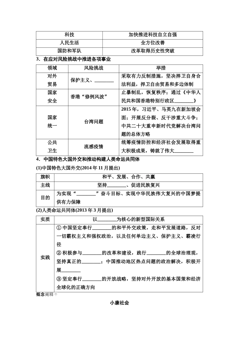 2026版《课堂新坐标》高三历史一轮复习通用版21中外历史纲要(上)第七单元第21讲中国特色社会主义新时代.docx_第3页