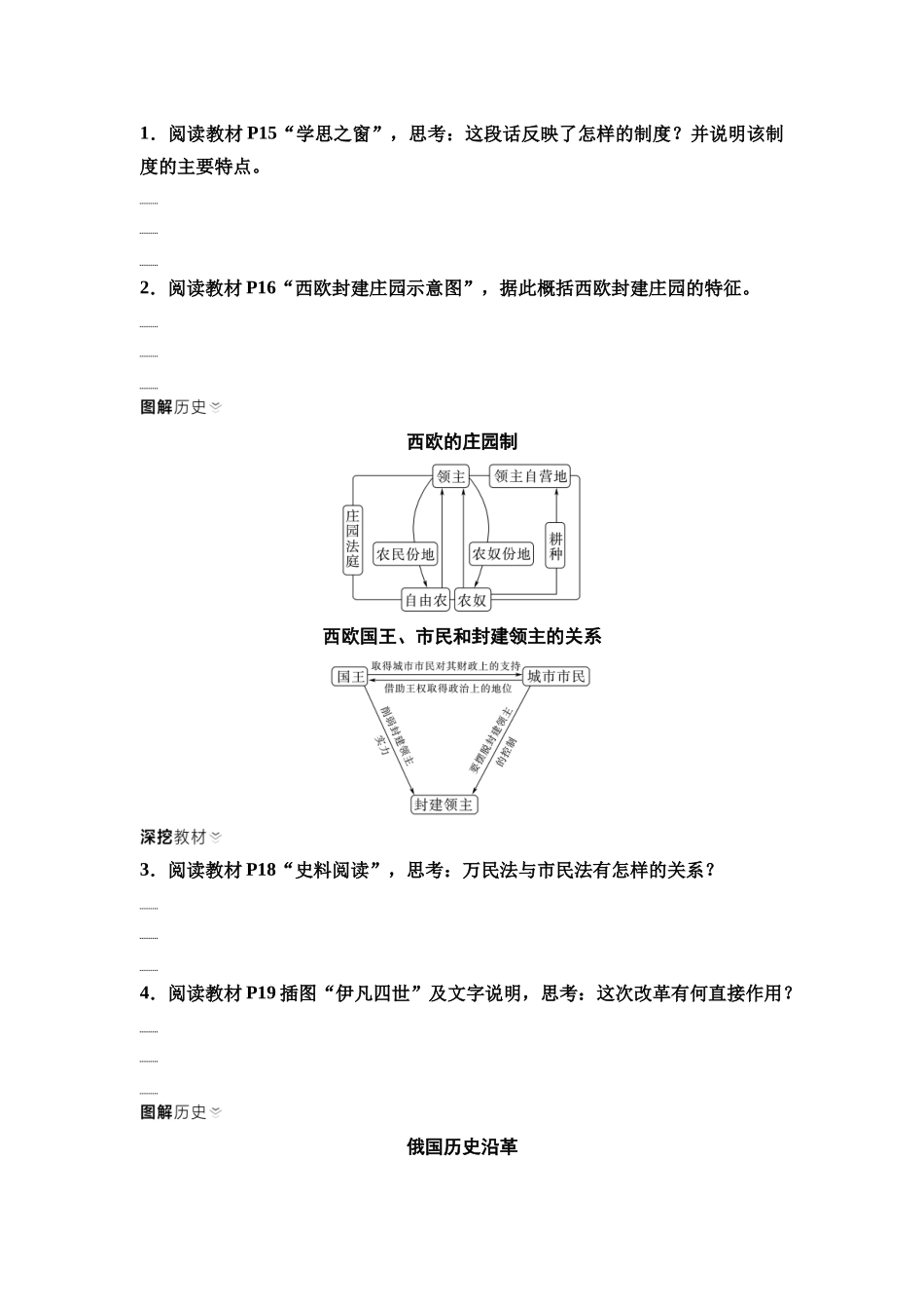 2026版《课堂新坐标》高三历史一轮复习通用版24中外历史纲要(下)第八单元第23讲中古时期的欧洲.docx_第3页