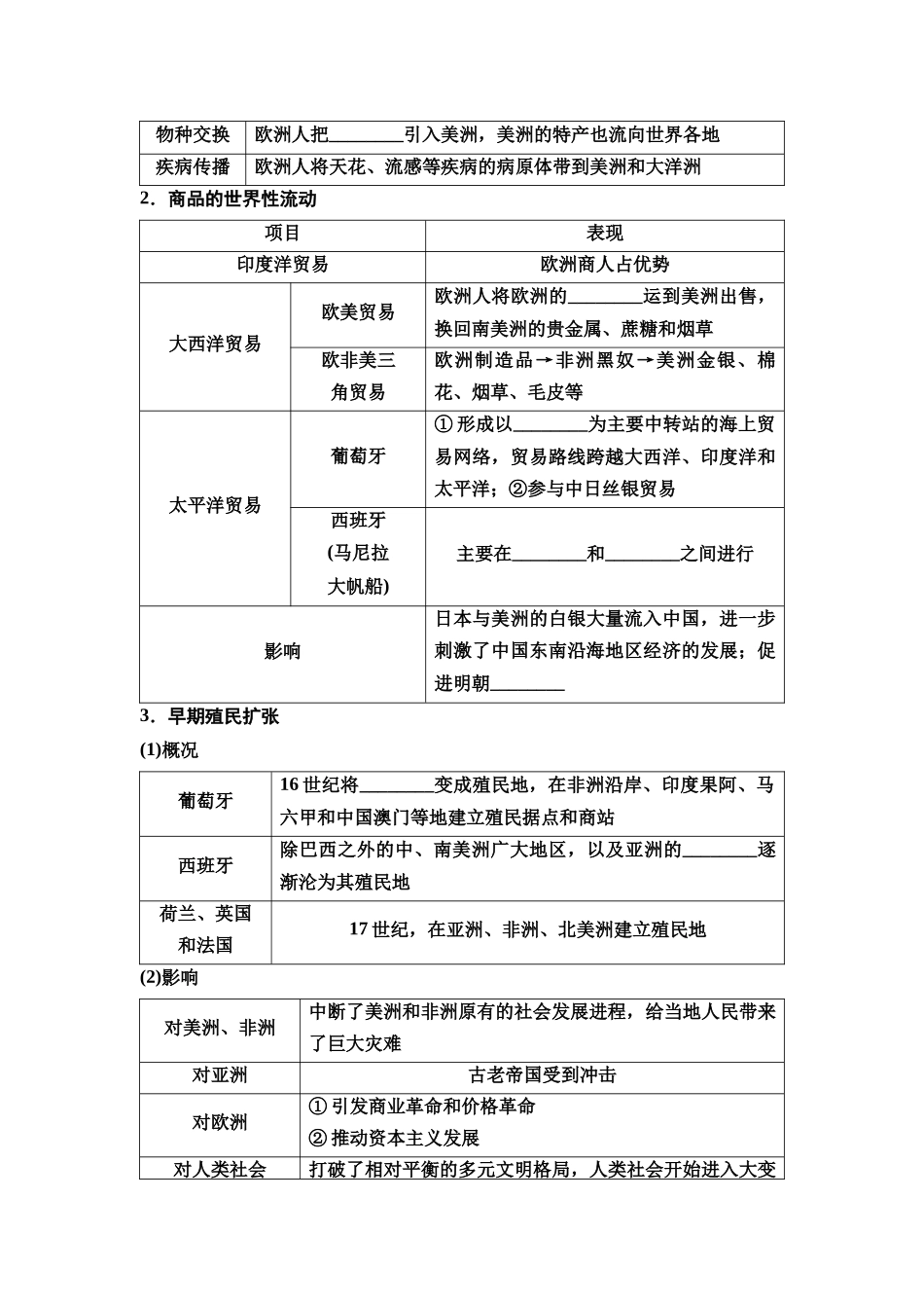 2026版《课堂新坐标》高三历史一轮复习通用版26中外历史纲要(下)第九单元第25讲走向整体的世界.docx_第3页