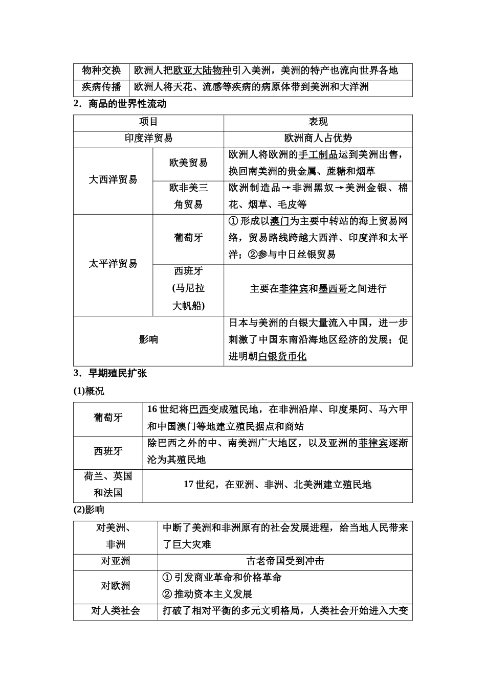 2026版《课堂新坐标》高三历史一轮复习通用版34中外历史纲要(下)第九单元第25讲走向整体的世界.docx_第3页