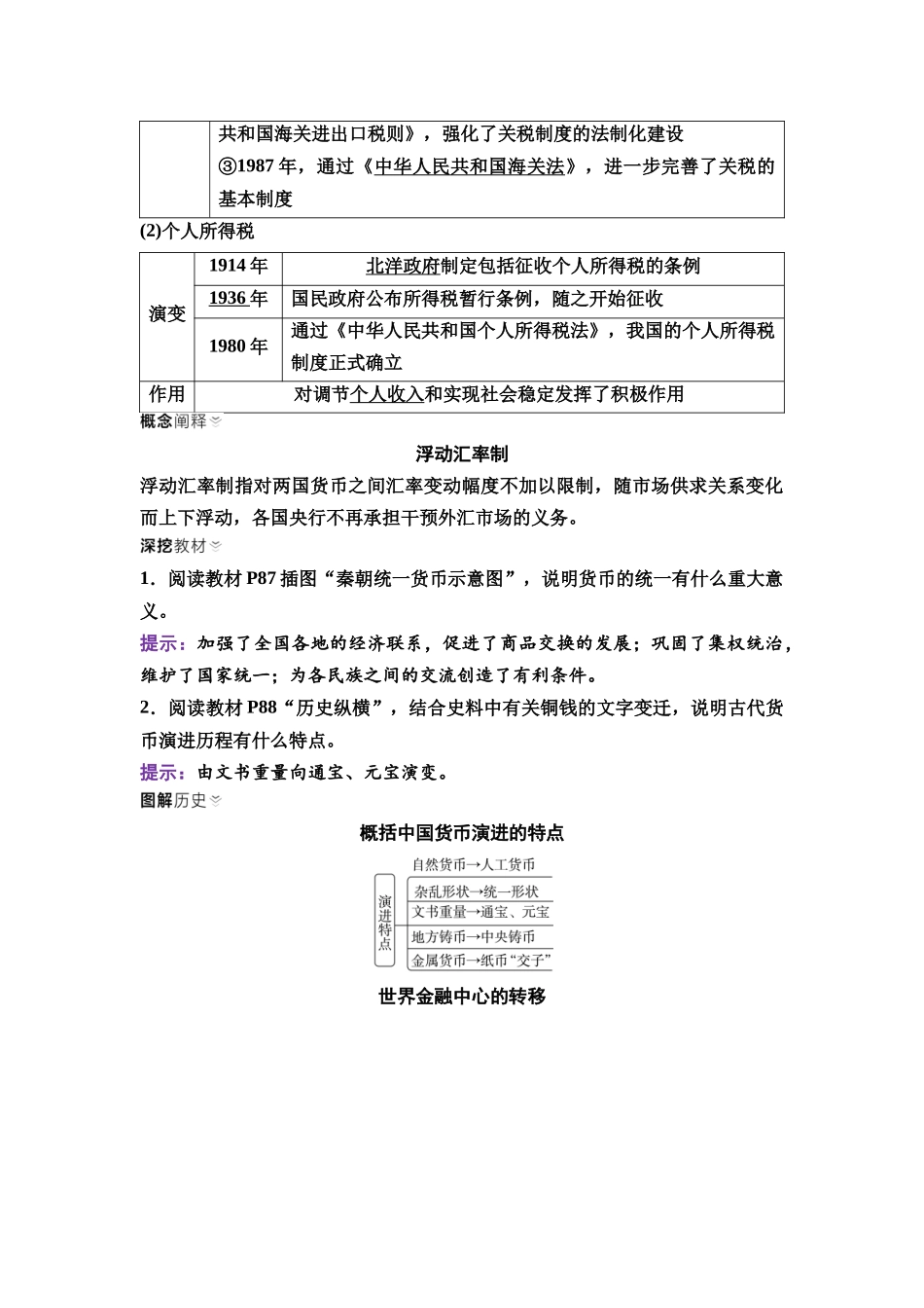2026版《课堂新坐标》高三历史一轮复习通用版57选择性必修1第十三单元第43讲货币与赋税制度.docx_第3页