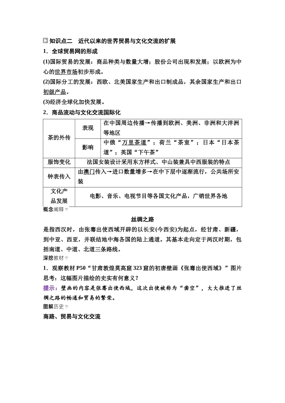2026版《课堂新坐标》高三历史一轮复习通用版70选择性必修3第十五单元第54讲商路、贸易与文化交流.docx_第2页