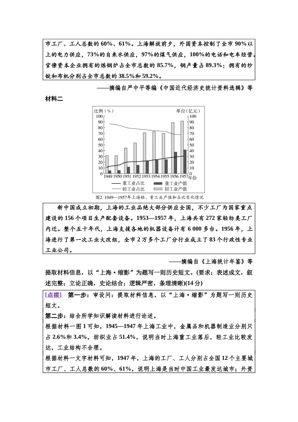 2026版《课堂新坐标》高三历史一轮复习通用版73选择性必修3高考微讲座3开放探究型非选择题解题技法特色讲练.docx_第3页
