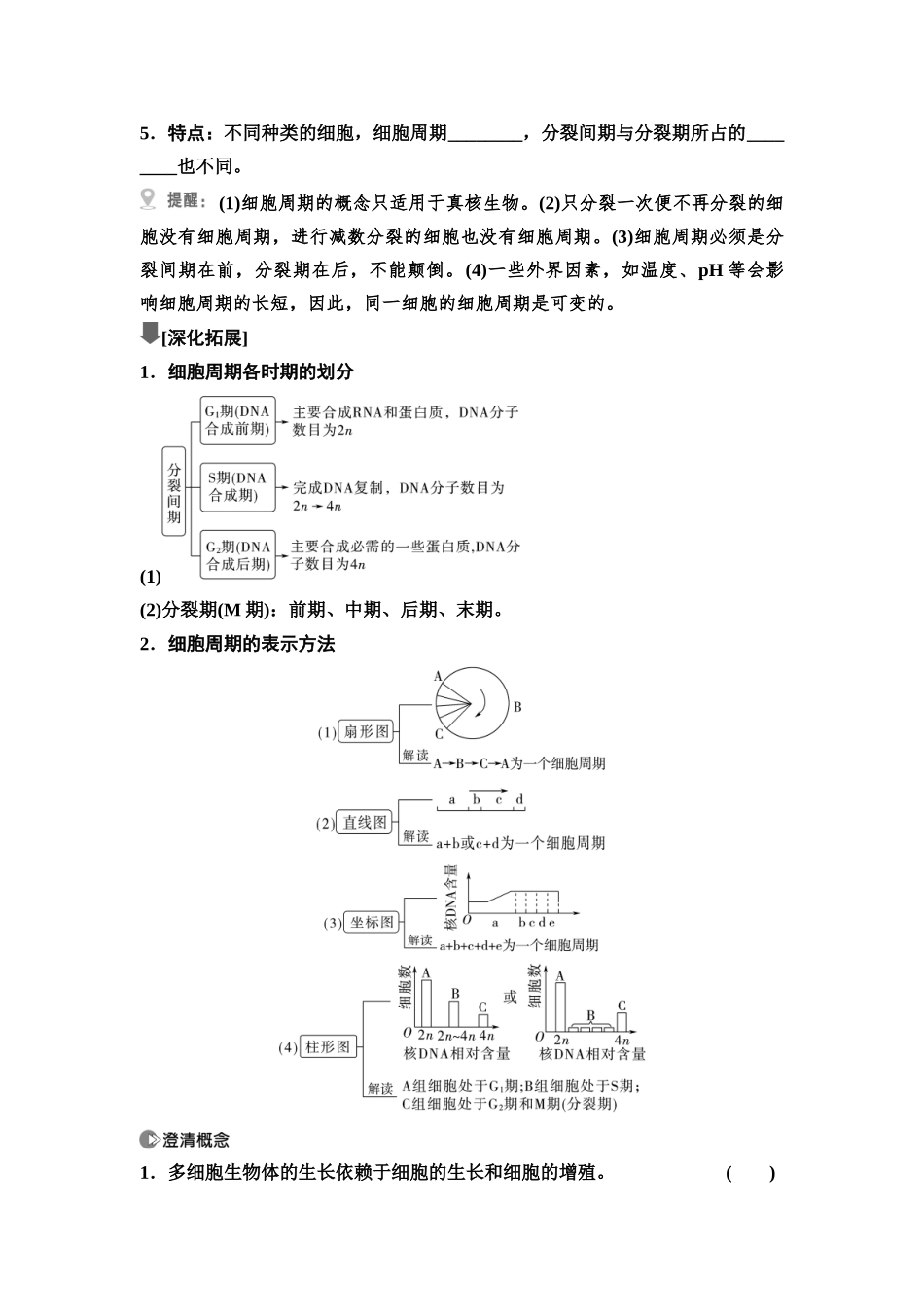 2026版《课堂新坐标》高三生物学一轮复习不定项版19必修1第三单元第14讲细胞的增殖(1).docx_第2页