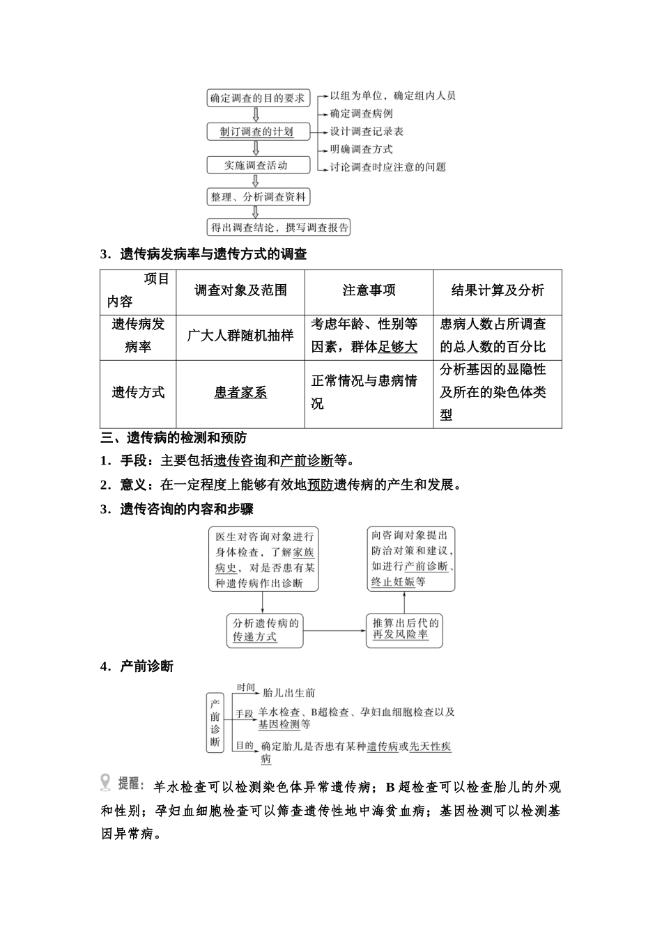2026版《课堂新坐标》高三生物学一轮复习不定项版33必修2第四单元第24讲人类遗传病及遗传系谱分析(1).docx_第2页