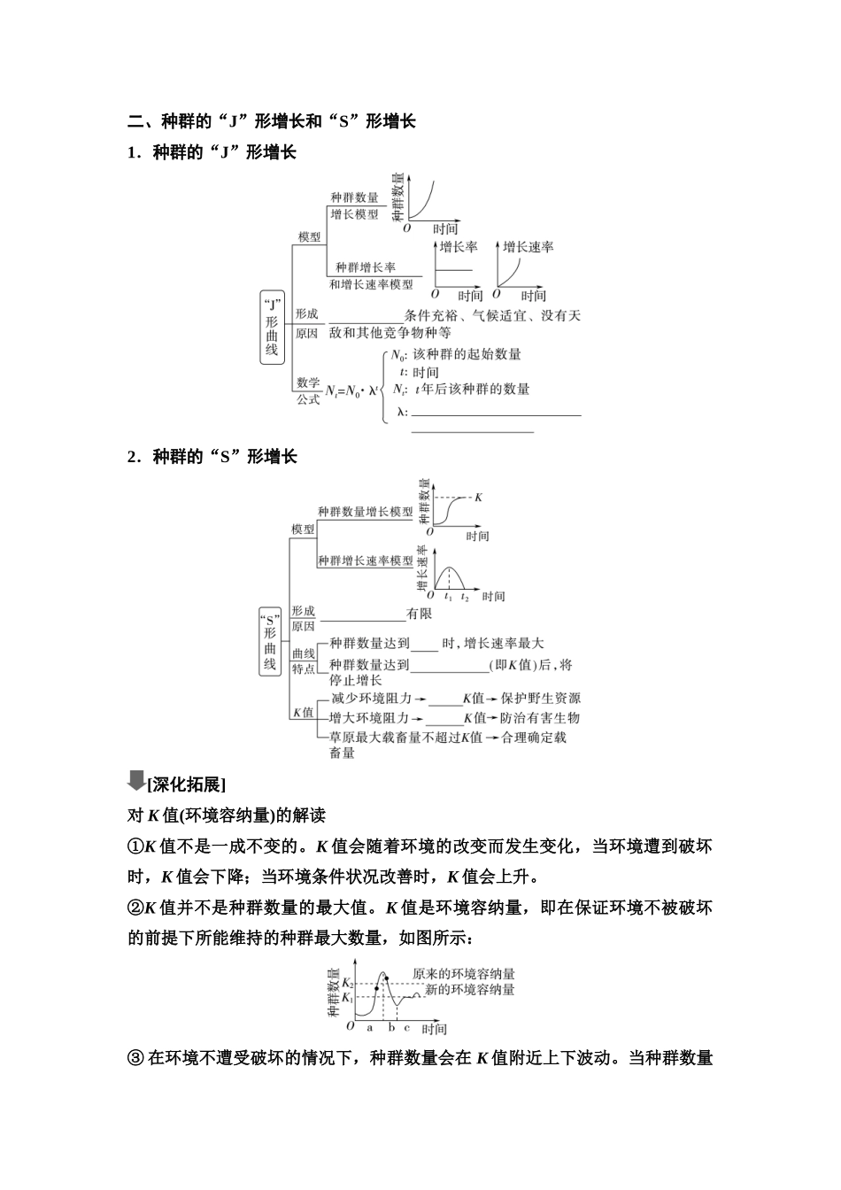 2026版《课堂新坐标》高三生物学一轮复习不定项版62选择性必修2第八单元第43讲种群数量的变化(1).docx_第2页