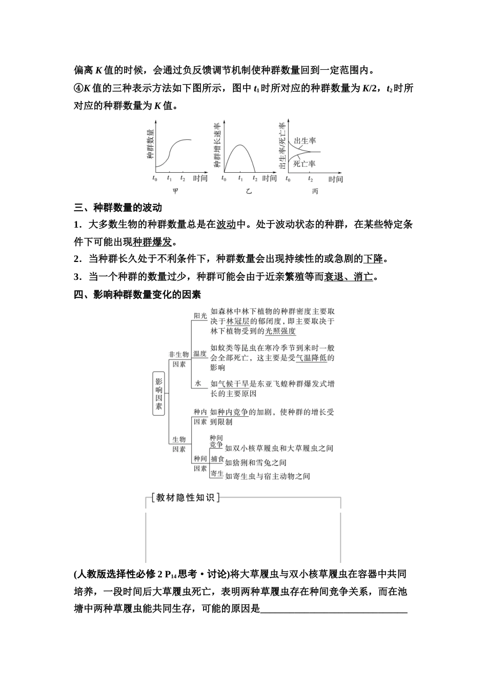 2026版《课堂新坐标》高三生物学一轮复习不定项版62选择性必修2第八单元第43讲种群数量的变化.docx_第3页