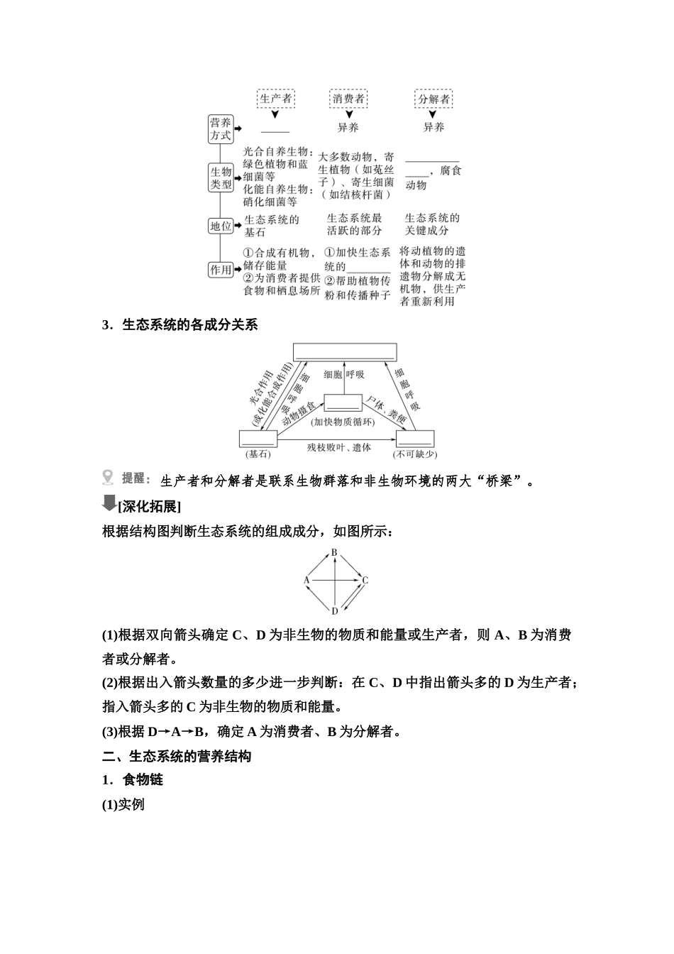 2026版《课堂新坐标》高三生物学一轮复习不定项版65选择性必修2第八单元第46讲生态系统的结构及其稳定性(1).docx_第2页