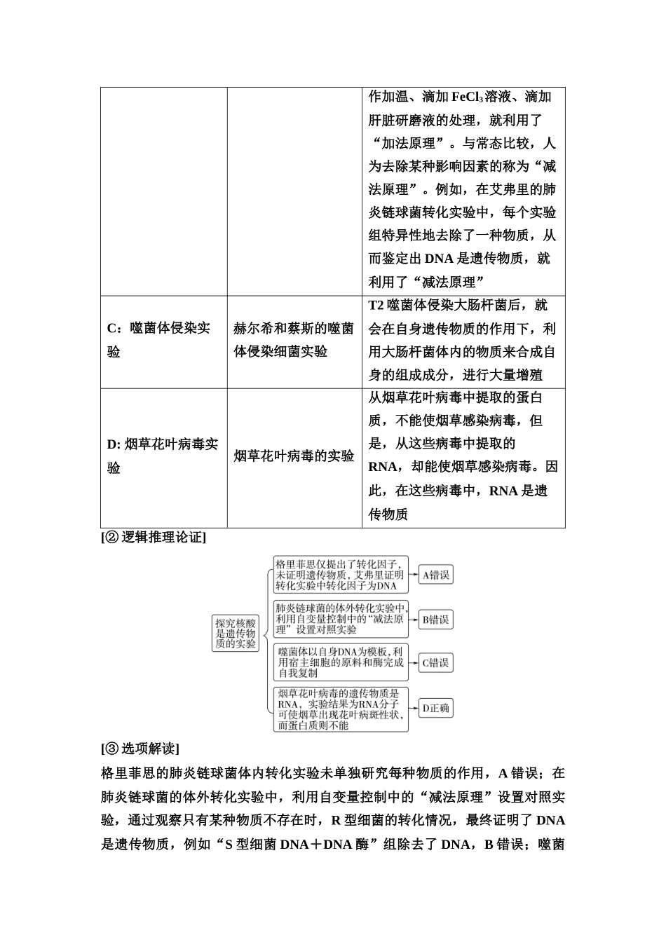 2026版《课堂新坐标》高三生物学一轮复习单选版1母题必读命题区间六遗传的分子基础.docx_第3页