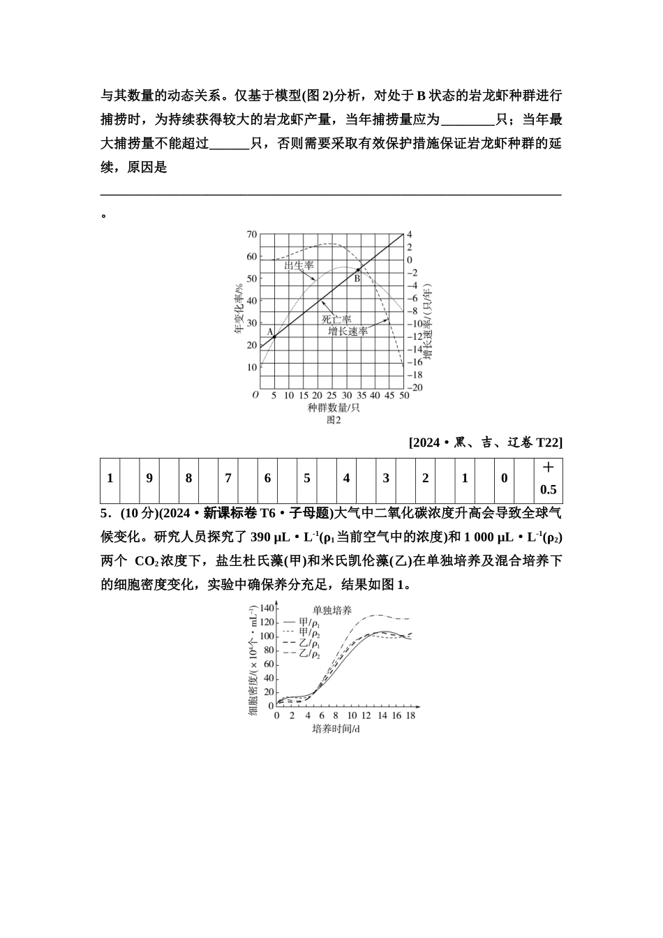 2026版《课堂新坐标》高三生物学一轮复习单选版2高考真题衍生卷·命题区间九种群和群落.docx_第3页