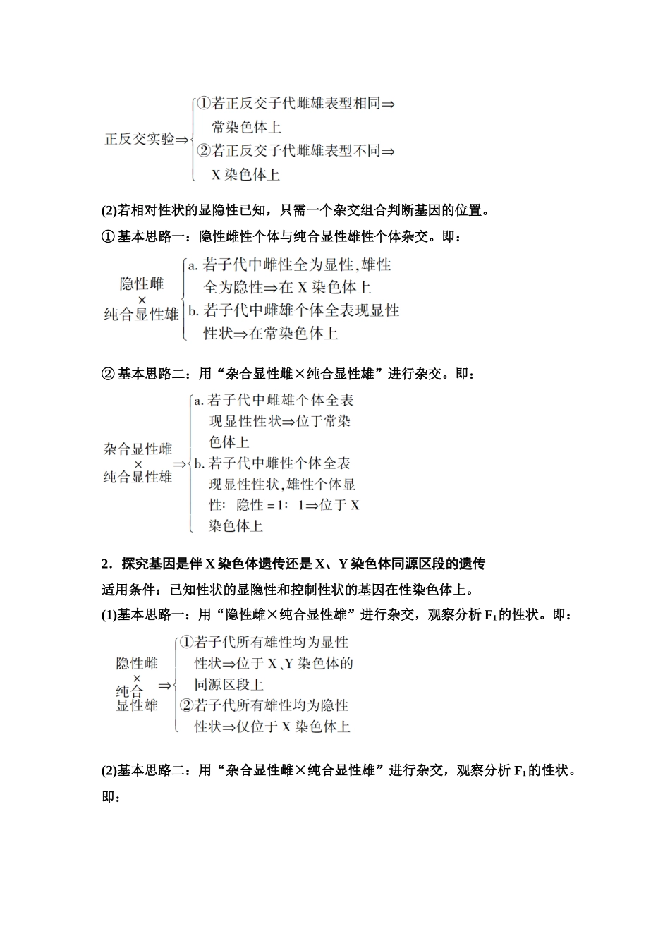 2026版《课堂新坐标》高三生物学一轮复习单选版32必修2第四单元素养加强课4基因在染色体上位置的判断与探究(1).docx_第3页