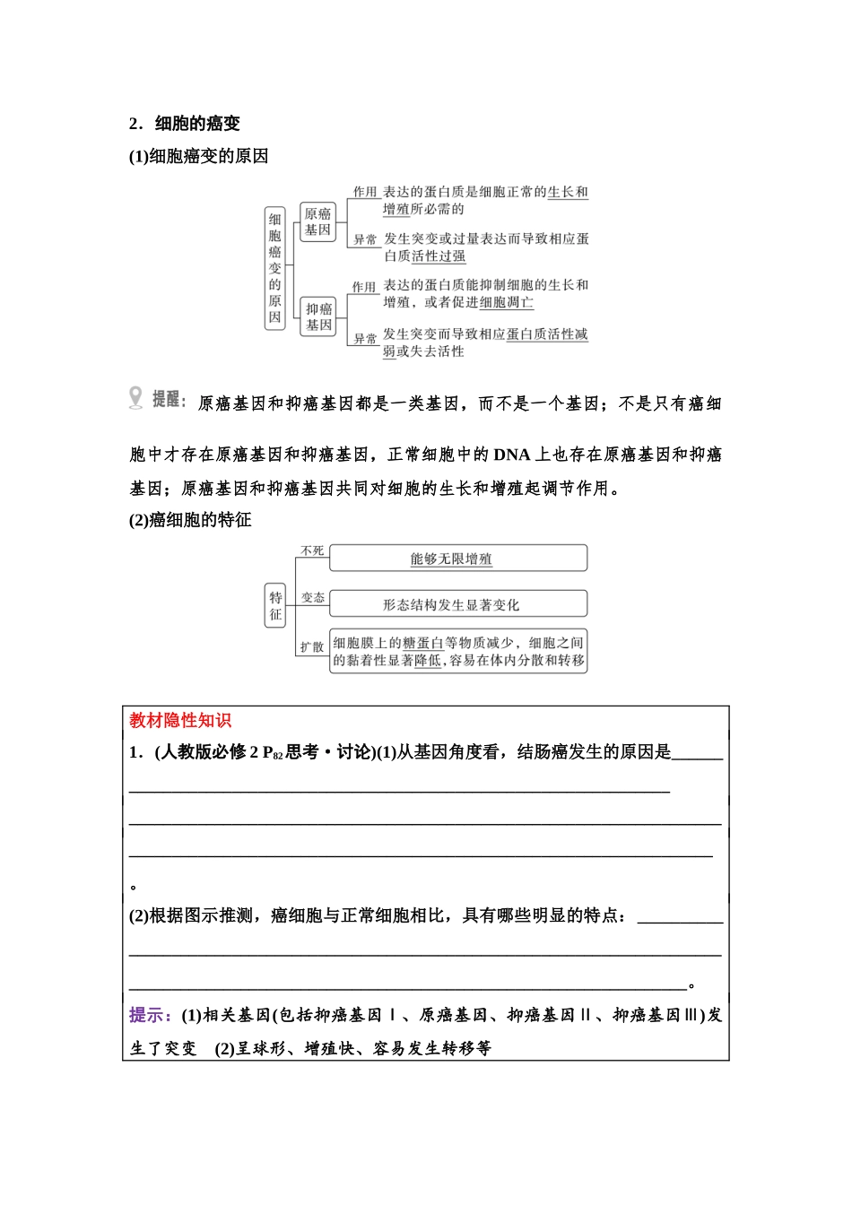 2026版《课堂新坐标》高三生物学一轮复习单选版40必修2第六单元第29讲基因突变和基因重组.docx_第2页