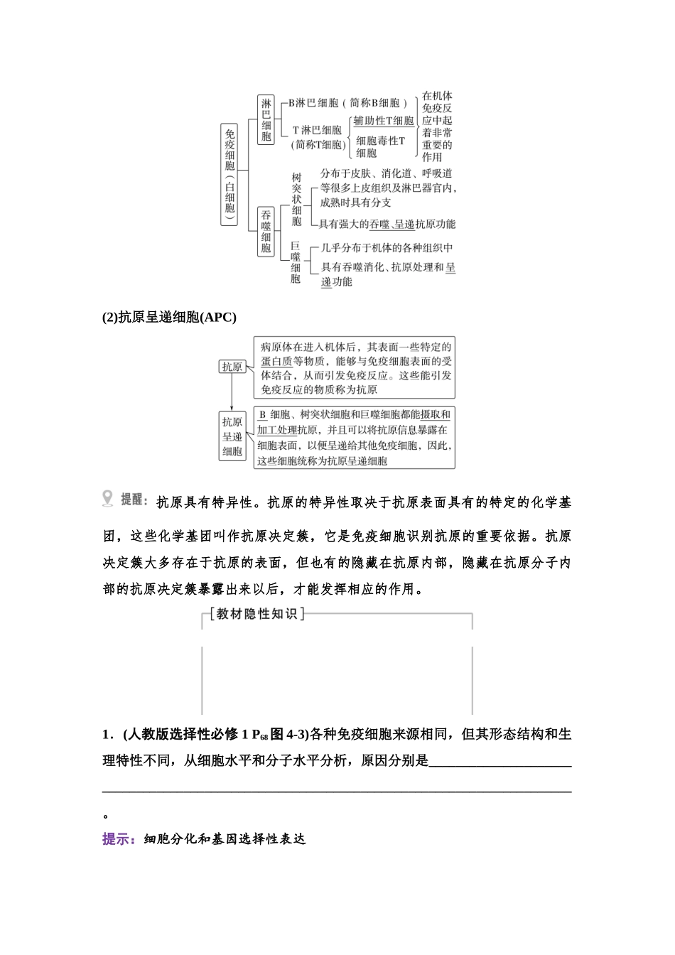 2026版《课堂新坐标》高三生物学一轮复习单选版54选择性必修1第七单元第38讲免疫调节.docx_第2页