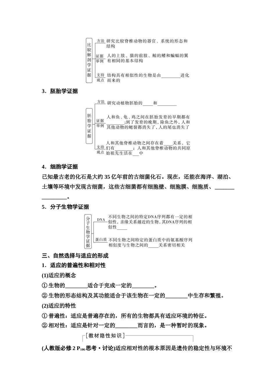 2026版《课堂新坐标》高三生物学一轮复习江苏专版41必修2第六单元第31讲生物的进化(1).docx_第2页