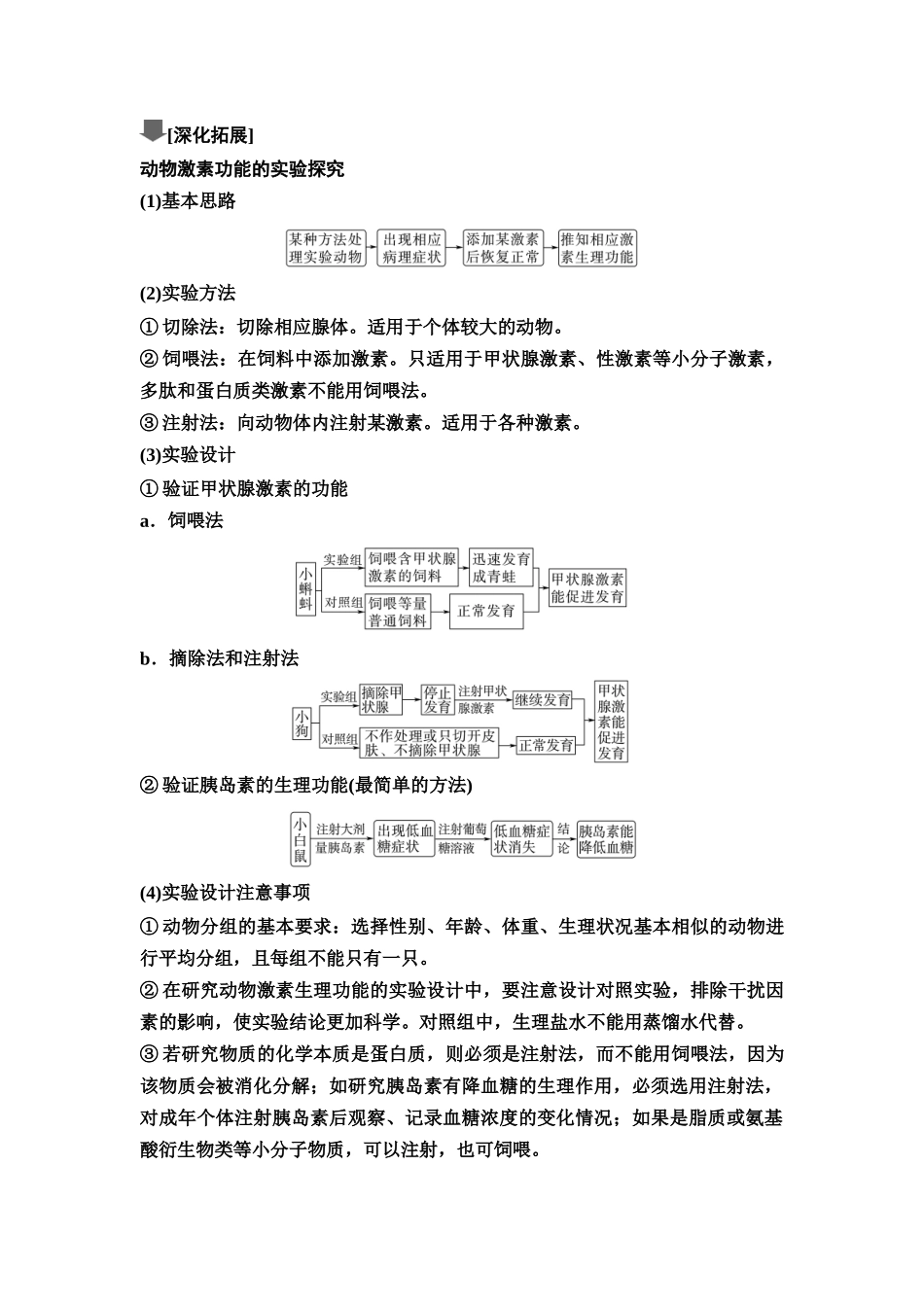 2026版《课堂新坐标》高三生物学一轮复习江苏专版48选择性必修1第七单元第36讲体液调节(1).docx_第3页