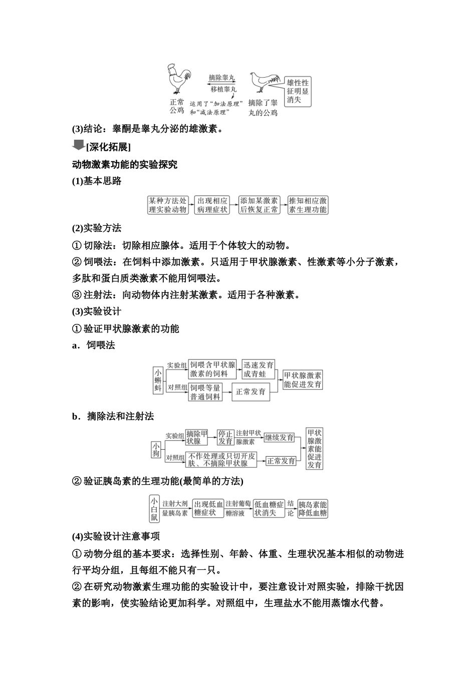 2026版《课堂新坐标》高三生物学一轮复习江苏专版48选择性必修1第七单元第36讲体液调节.docx_第3页