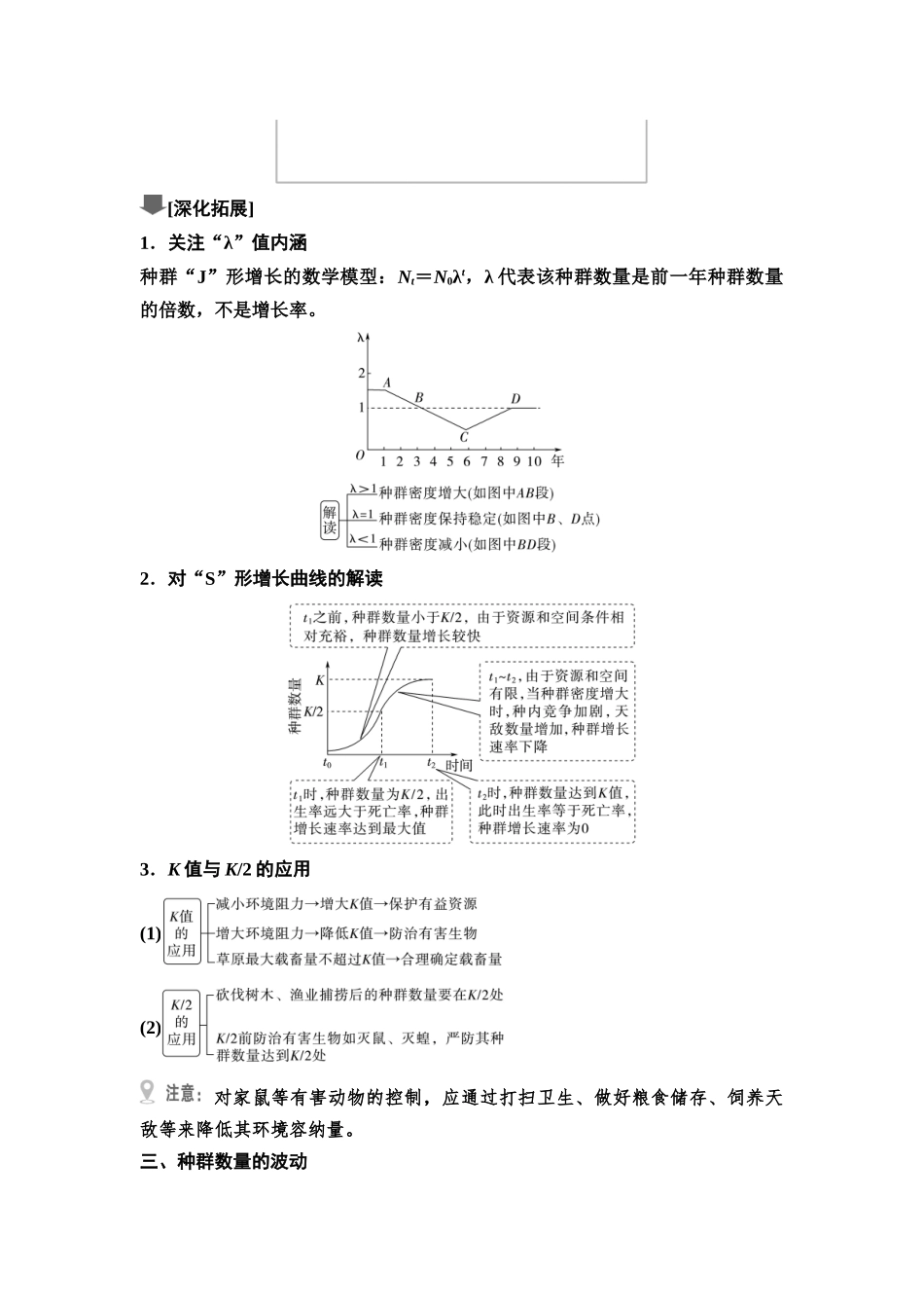 2026版《课堂新坐标》高三生物学一轮复习江苏专版58选择性必修2第八单元第44讲种群数量的变化及其影响因素.docx_第3页