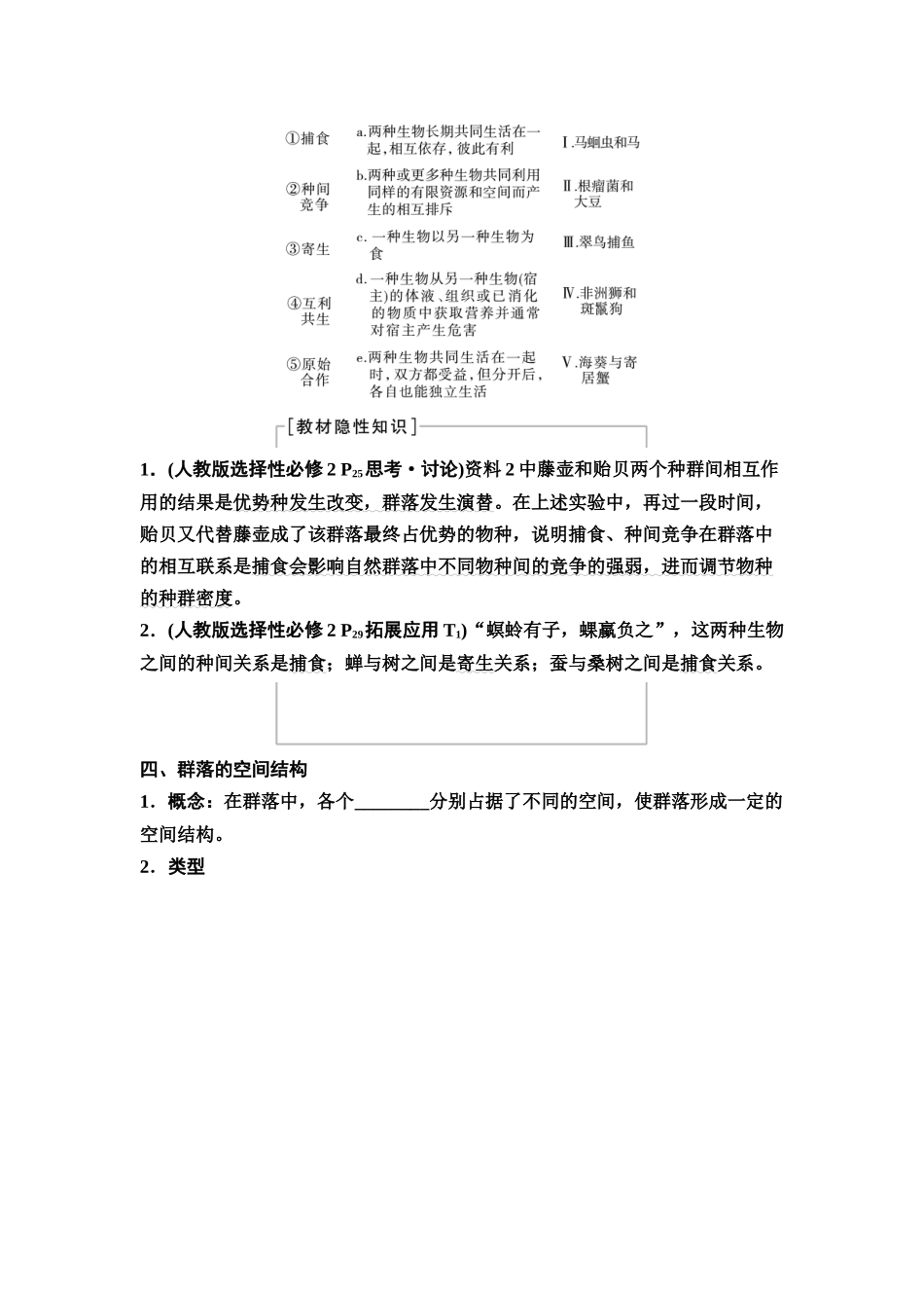 2026版《课堂新坐标》高三生物学一轮复习江苏专版59选择性必修2第八单元第45讲群落的结构(1).docx_第2页