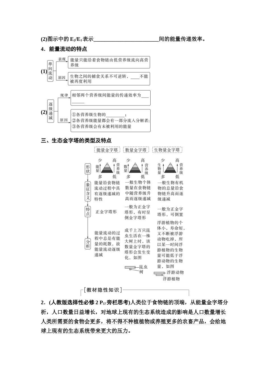 2026版《课堂新坐标》高三生物学一轮复习江苏专版62选择性必修2第八单元第48讲生态系统的能量流动(1).docx_第3页