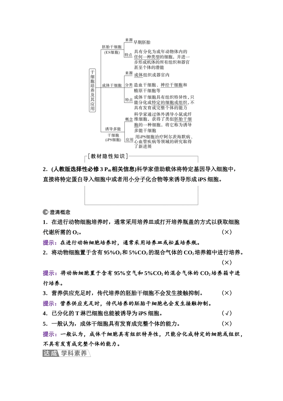 2026版《课堂新坐标》高三生物学一轮复习江苏专版69选择性必修3第九单元第54讲动物细胞工程.docx_第3页