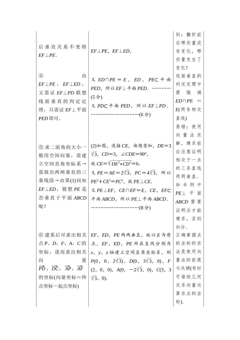 2026版《课堂新坐标》高三数学一轮复习通用版64第七章规范答题四空间向量与立体几何.docx_第2页