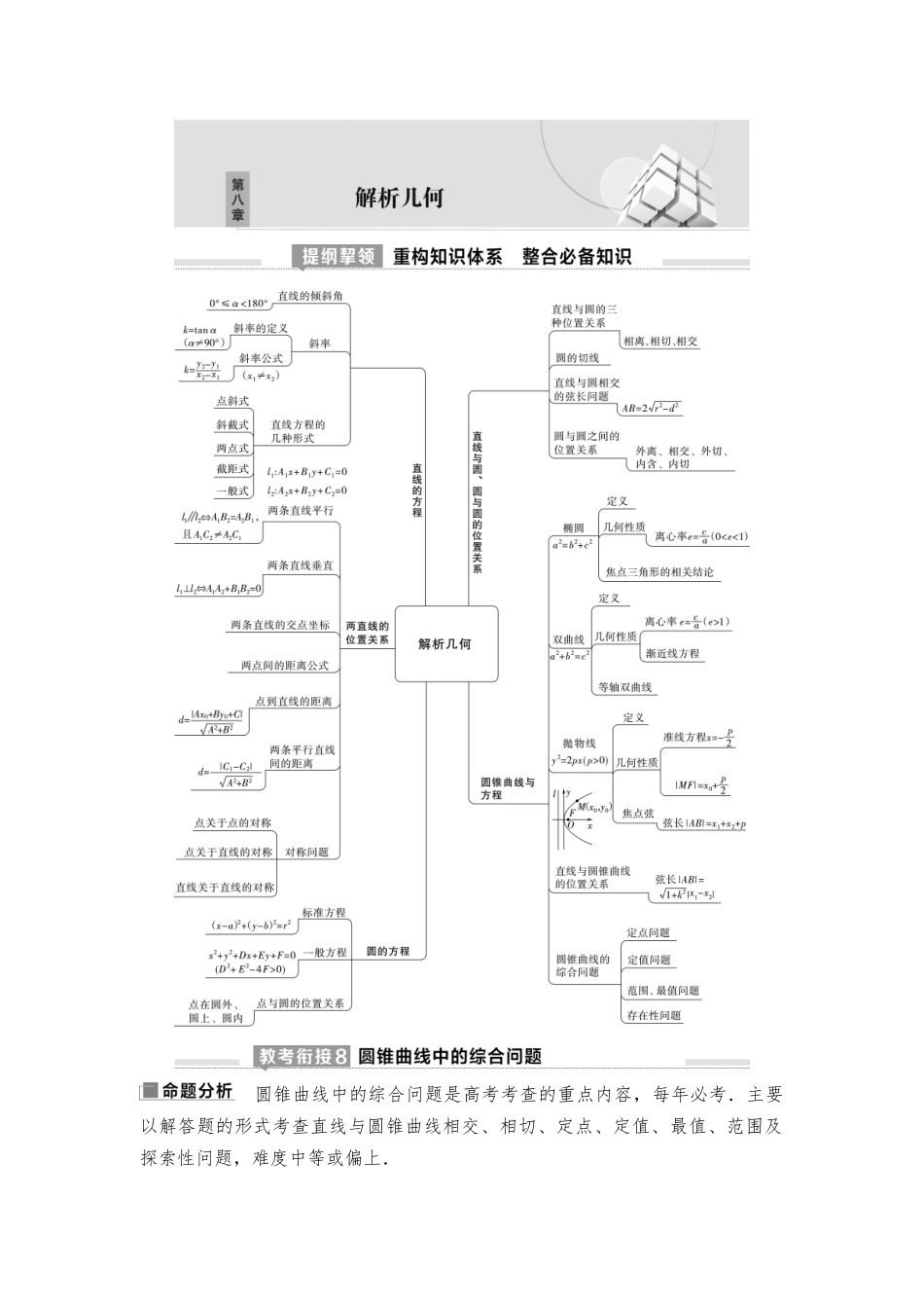 2026版《课堂新坐标》高三数学一轮复习通用版82第八章第1课时直线的方程.docx_第1页