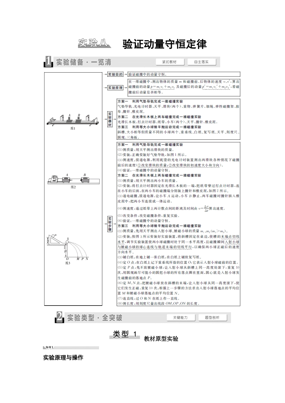 2026版《课堂新坐标》高三物理一轮复习江苏专版28第六章实验八验证动量守恒定律(1).docx_第1页