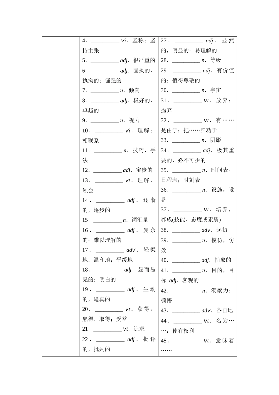 2026版《课堂新坐标》高三英语一轮复习北师大版14第一部分选择性必修第二册UNIT5EDUCATION(1).docx_第2页