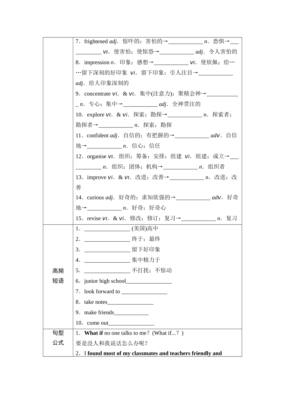 2026版《课堂新坐标》高三英语一轮复习人教版01第一部分必修第一册WELCOMEUNIT.docx_第3页
