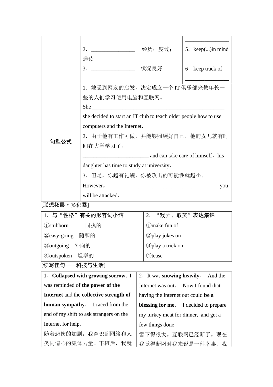 2026版《课堂新坐标》高三英语一轮复习人教版09必修第二册UNIT3THEINTERNET.docx_第2页