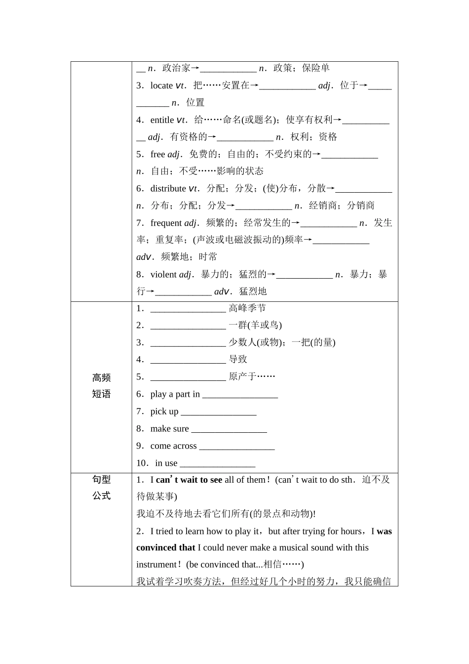 2026版《课堂新坐标》高三英语一轮复习人教版33第一部分选择性必修第四册UNIT2ICONICATTRACTIONS.docx_第3页