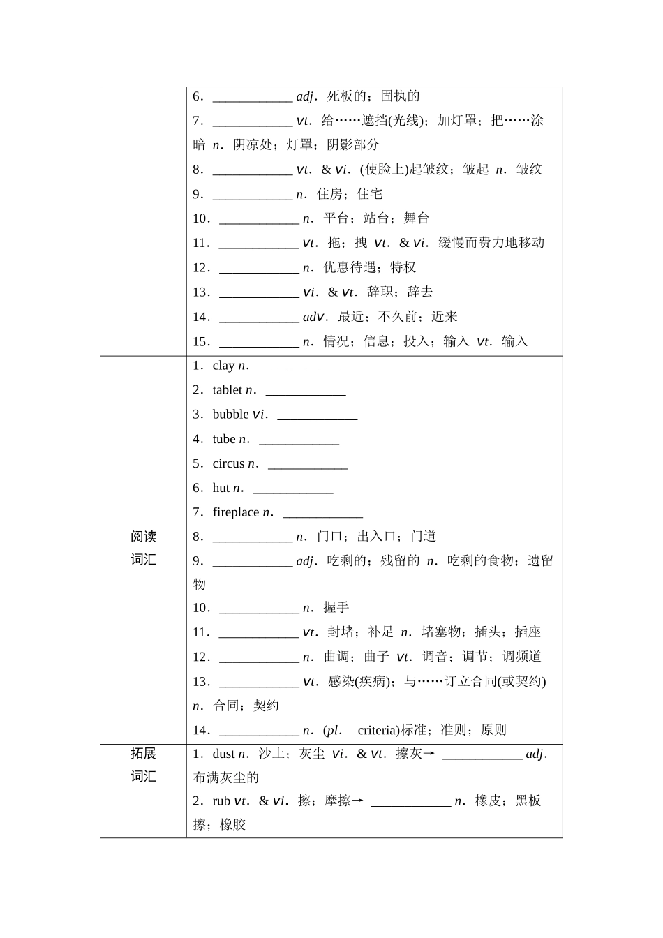 2026版《课堂新坐标》高三英语一轮复习人教版35第一部分选择性必修第四册UNIT4SHARING.docx_第2页