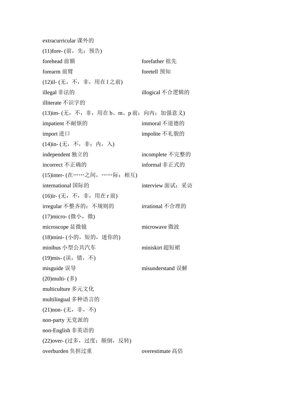 2026版《课堂新坐标》高三英语一轮复习人教版37第二部分奠基篇第1讲构词法.docx_第3页