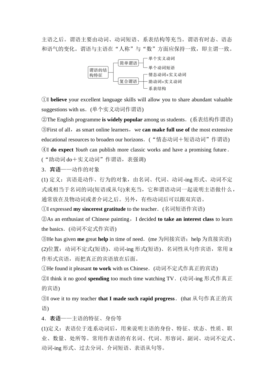 2026版《课堂新坐标》高三英语一轮复习人教版38第二部分奠基篇第2讲厘清句子成分和基本句型(1).docx_第2页